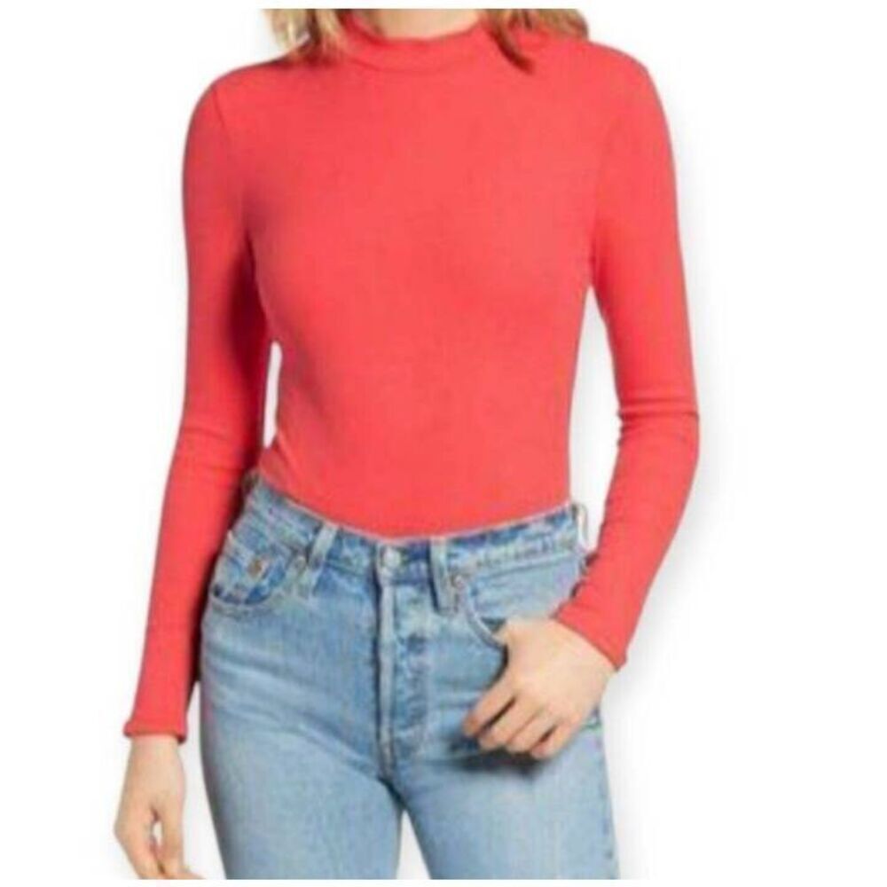 BP. CORAL LONG SLEEVE BODYSUIT SZ.M NWT.